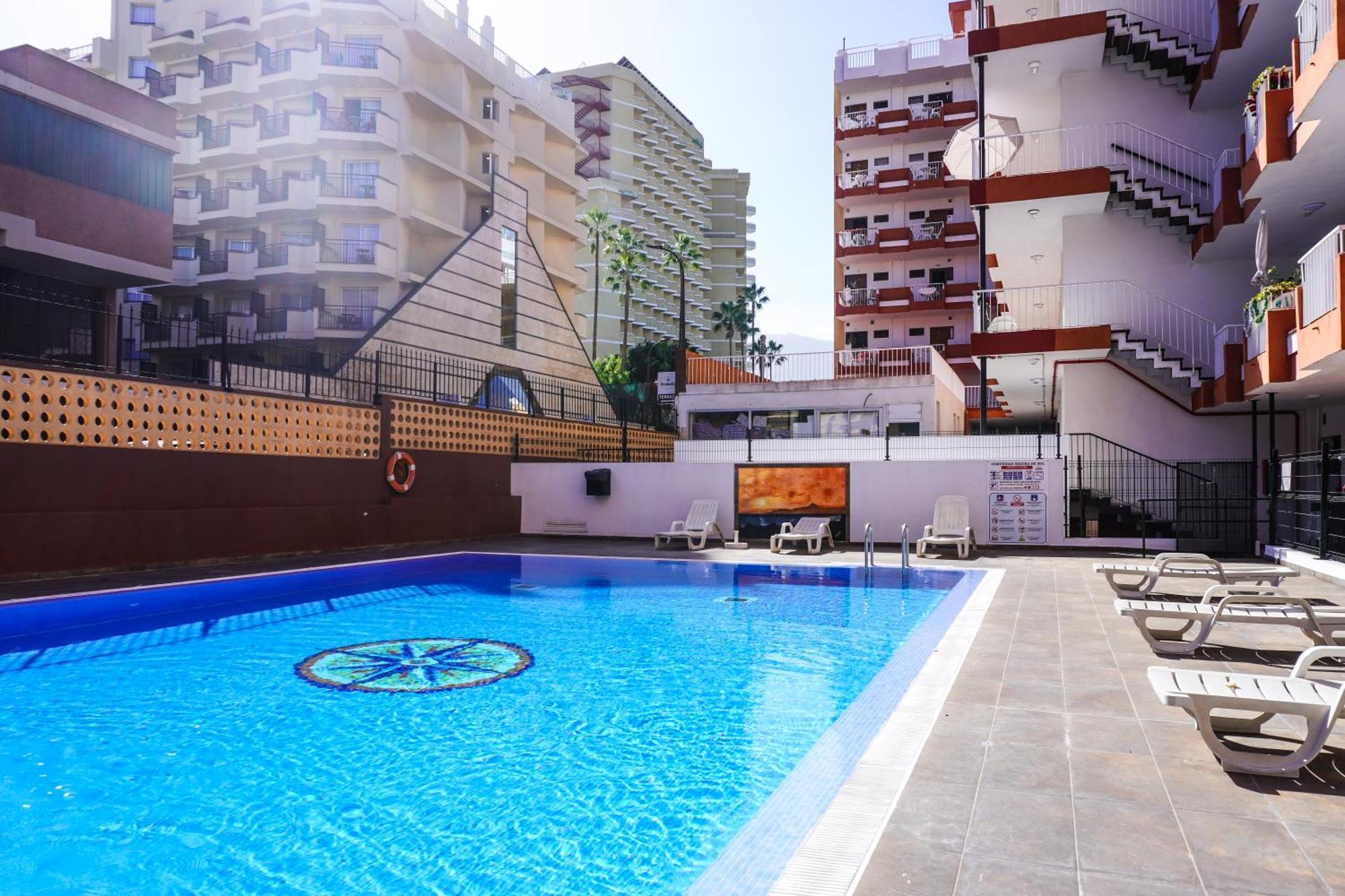Modern Studio Close To The Beach With Pool 拉克鲁斯 外观 照片