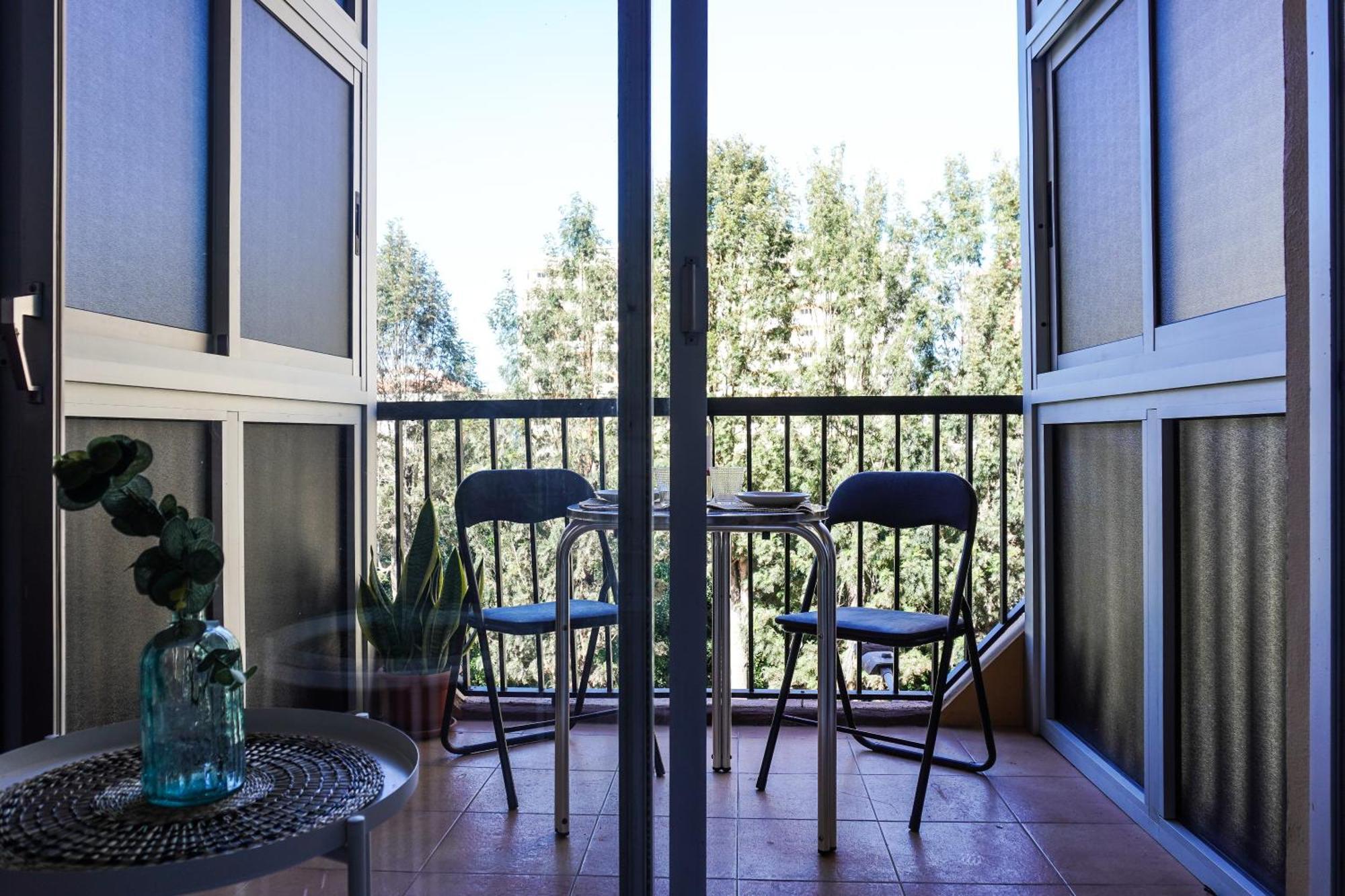 Modern Studio Close To The Beach With Pool 拉克鲁斯 外观 照片